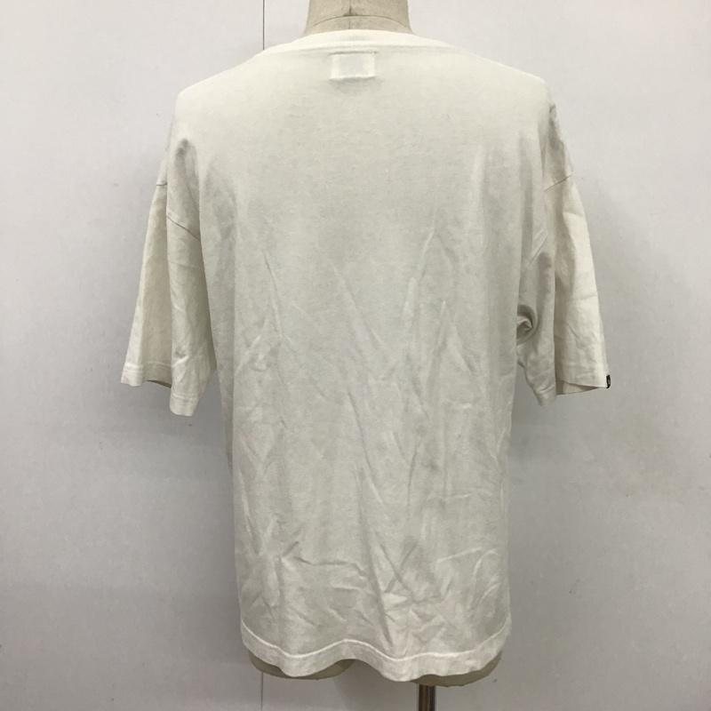 バンズ VANS Tシャツ 半袖 半袖カットソー プリントTシャツ クルーネックカットソー L ロゴ、文字 白 / ホワイト / メンズ USED 古着 中古 10098074