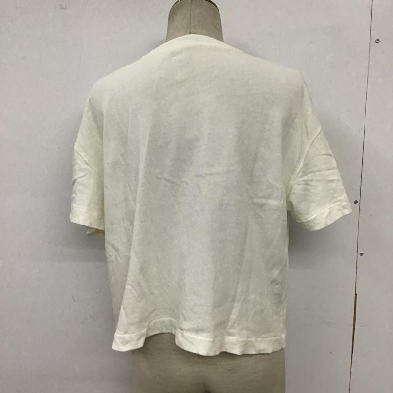 ギャップ GAP Tシャツ 半袖 半袖カットソー プリントTシャツ クルーネックカットソー M プリント 白 / ホワイト / メンズ USED 古着 中古 10098095