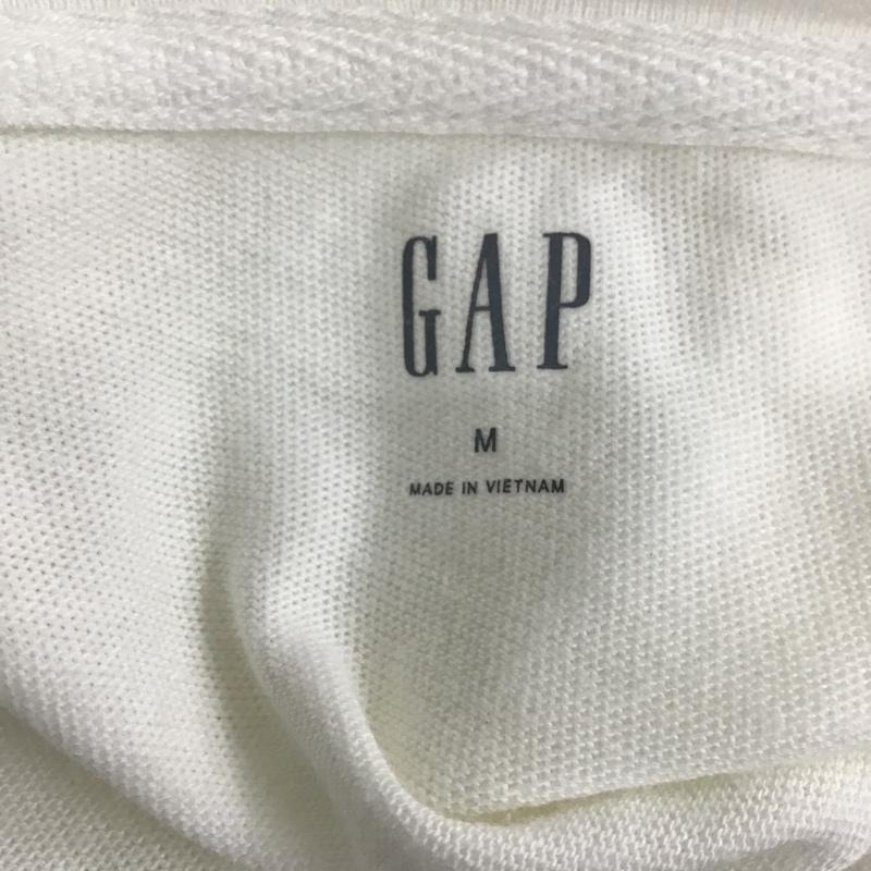 ギャップ GAP Tシャツ 半袖 半袖カットソー プリントTシャツ クルーネックカットソー M プリント 白 / ホワイト / メンズ USED 古着 中古 10098095