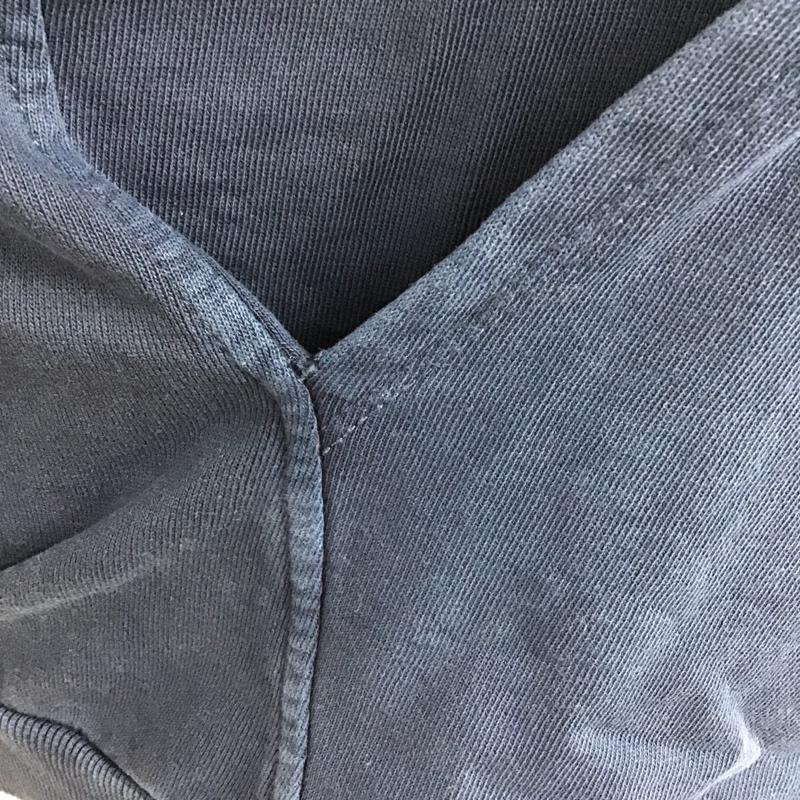 ザラ ZARA パーカー 長袖 M プリント 紺 / ネイビー / メンズ USED 古着 中古 10098096