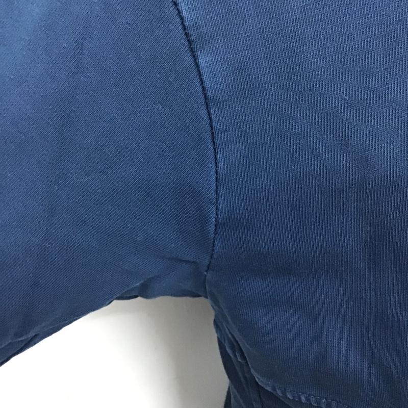 ザラ ZARA パーカー 長袖 M プリント 紺 / ネイビー / メンズ USED 古着 中古 10098096