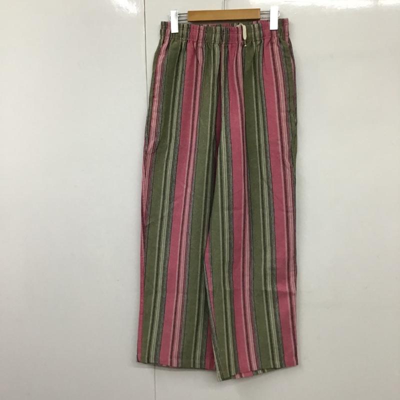 シップス SHIPS ボトムス ボトムス カジュアルパンツ ワイドパンツ ストレートパンツ ストライプパンツ S ストライプ マルチカラー / マルチカラー / レディース USED 古着 中古 10098104