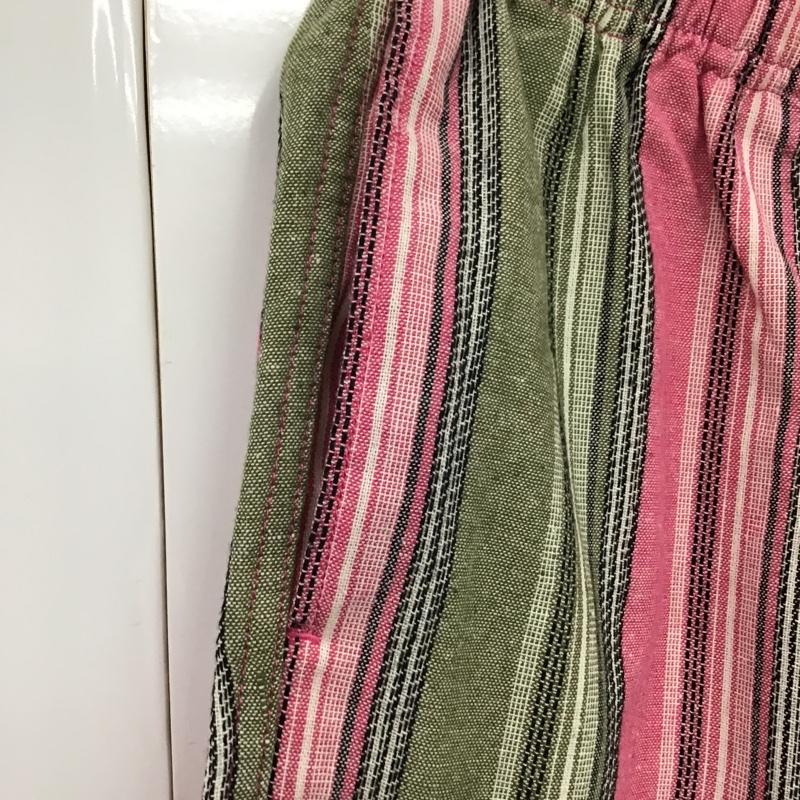 シップス SHIPS ボトムス ボトムス カジュアルパンツ ワイドパンツ ストレートパンツ ストライプパンツ S ストライプ マルチカラー / マルチカラー / レディース USED 古着 中古 10098104