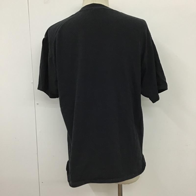アベイシングエイプ A BATHING APE Tシャツ 半袖 半袖カットソー プリントTシャツ クルーネックカットソー XL ロゴ、文字 黒 / ブラック / メンズ USED 古着 中古 10098112