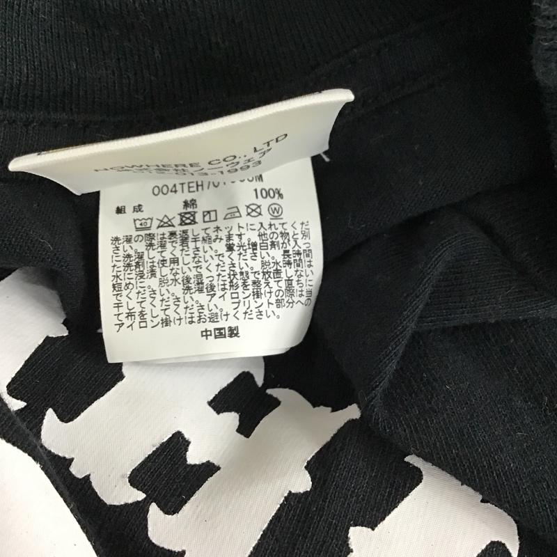 アベイシングエイプ A BATHING APE Tシャツ 半袖 半袖カットソー プリントTシャツ クルーネックカットソー XL ロゴ、文字 黒 / ブラック / メンズ USED 古着 中古 10098112