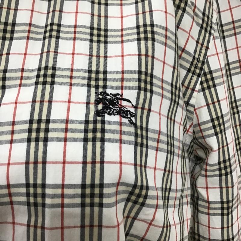 バーバリーブルーレーベル BURBERRY BLUE LABEL シャツ、ブラウス 七分袖 FE526-208 七分丈シャツ チェックシャツ カラーシャツ カジュアルシャツ 38 チェック マルチカラー / マルチカラー / レディース USED 古着 中古 10098128