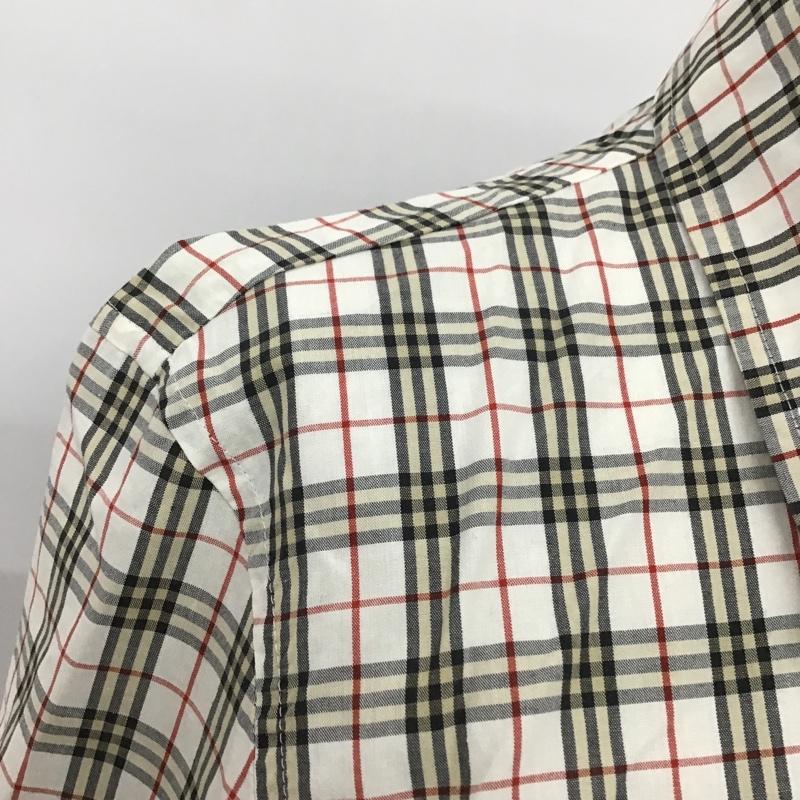 バーバリーブルーレーベル BURBERRY BLUE LABEL シャツ、ブラウス 七分袖 FE526-208 七分丈シャツ チェックシャツ カラーシャツ カジュアルシャツ 38 チェック マルチカラー / マルチカラー / レディース USED 古着 中古 10098128