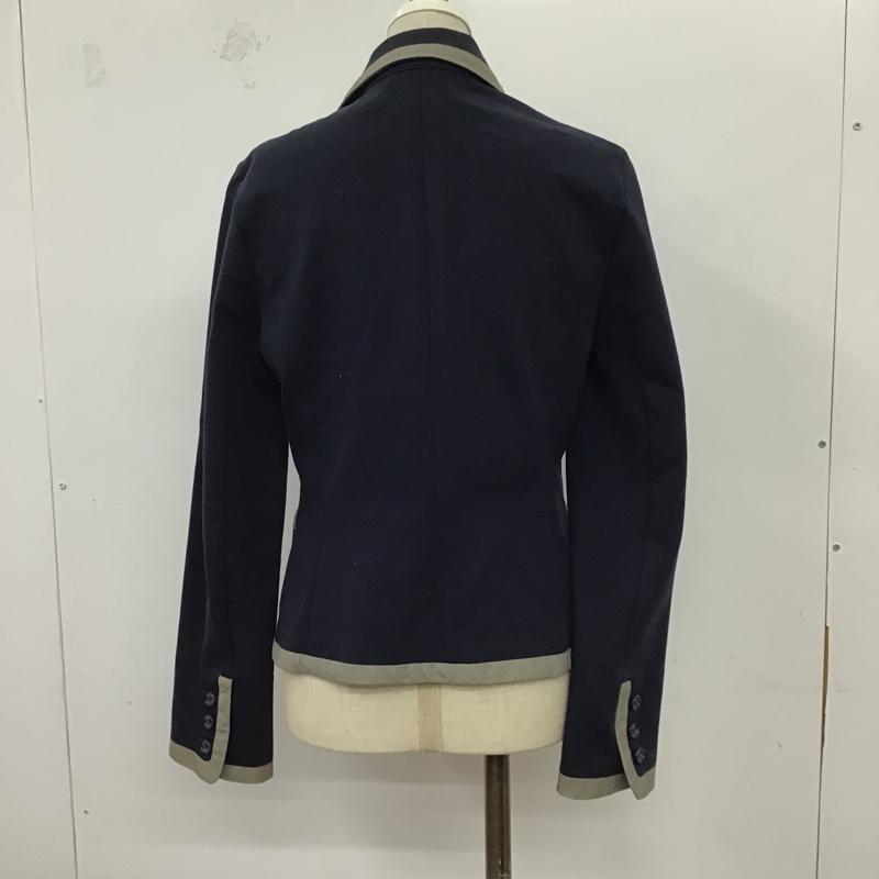 トミーヒルフィガー TOMMY HILFIGER ジャケット、上着 ジャケット、ブレザー カジュアルジャケット カラージャケット ポケットジャケット M 無地 紺 / ネイビー / レディース USED 古着 中古 10098130