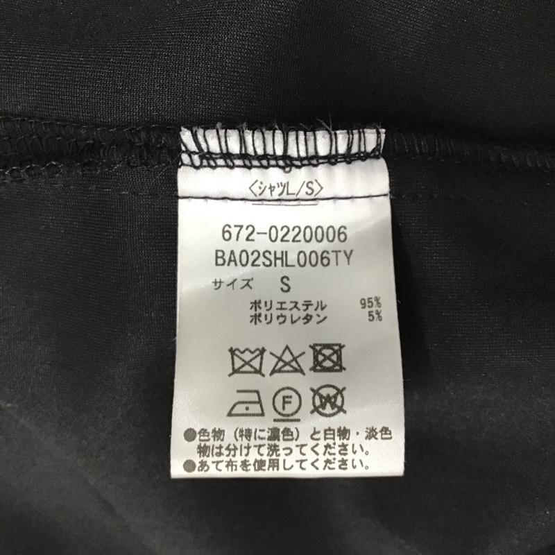 ナノユニバース nano・universe シャツ、ブラウス 長袖 672-0220006 長袖シャツ カジュアルシャツ カラーシャツ ヴェルヴェットシャツ S 無地 黒 / ブラック / メンズ USED 古着 中古 10098142