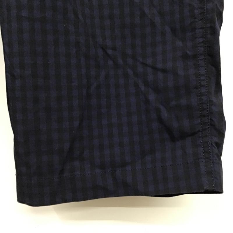 フレッドペリー FRED PERRY パンツ スラックス チェックパンツ カジュアルパンツ スリムパンツ スラックスパンツ L チェック 黒 / ブラック / X 青 / ブルー / メンズ USED 古着 中古 10098149