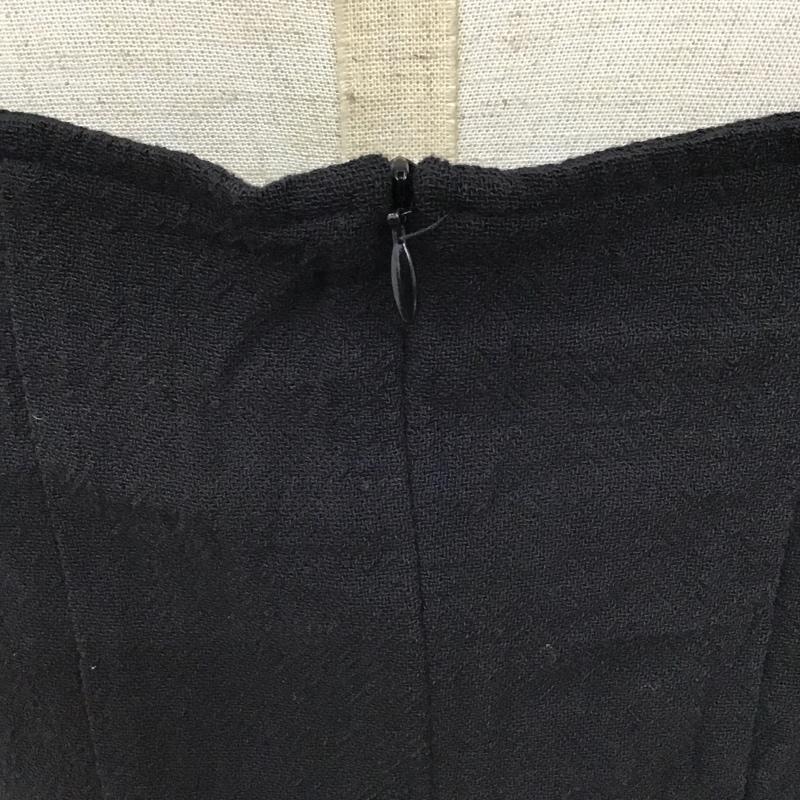 マウジー MOUSSY カットソー 長袖 010CSW30-1420 FRONTBUTTONPUFFSLEEVEBLOUSE ワイドネック 前開シャツ カーディガン 1 無地 黒 / ブラック / レディース USED 古着 中古 10098168