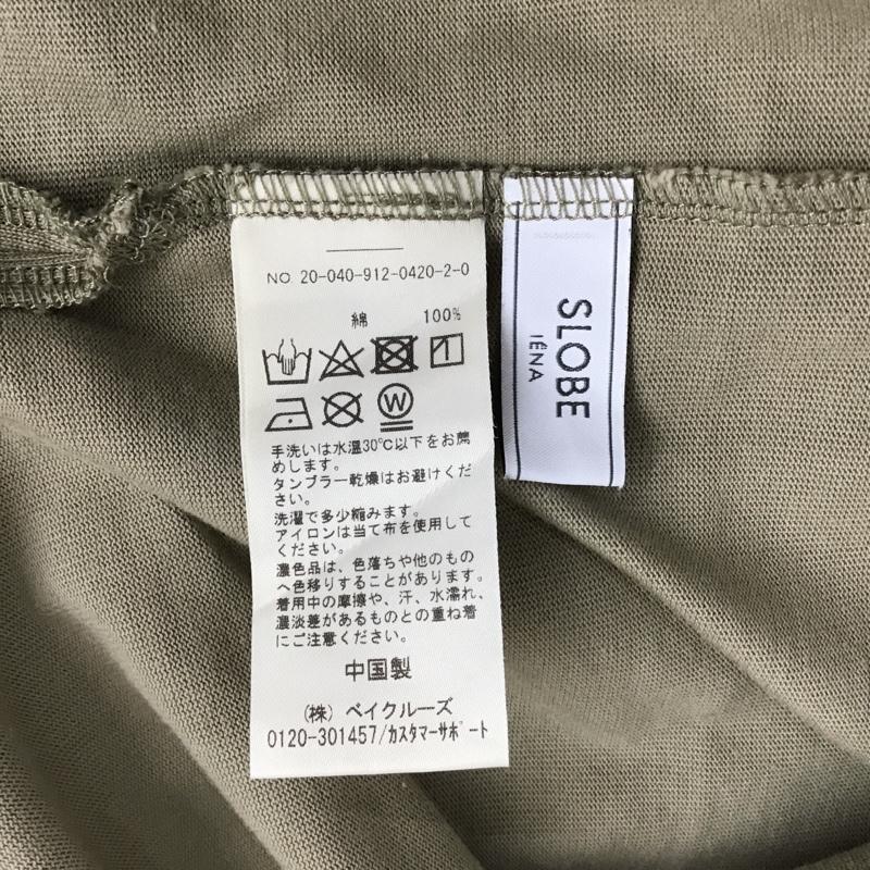 スローブイエナ SLOBE IENA ワンピース ロングスカート ノースリーブワンピース フレアワンピース ロングワンピース 38 無地 カーキ / カーキ / レディース USED 古着 中古 10098170