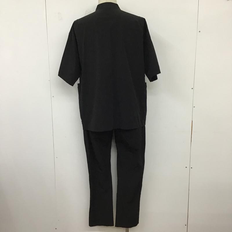 サウザンドマイル THOUSAND MILE セットアップ セットアップ 20-051-464-0180-1-0 セットアップ 半袖シャツ ナイロンパンツ カジュアルウェア M 無地 黒 / ブラック / メンズ USED 古着 中古 10098190