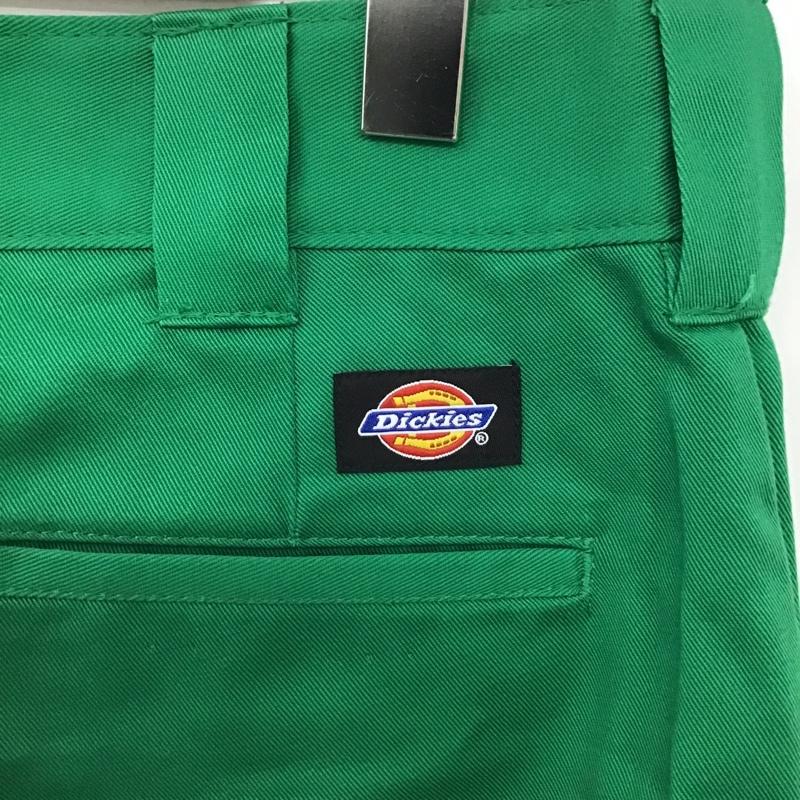 ディッキーズ Dickies パンツ ワークパンツ、ペインターパンツ UM874H7 クロップドワークパンツ カジュアルパンツ ショートパンツ カラーパンツ 30インチ 無地 緑 / グリーン / メンズ USED 古着 中古 10098195