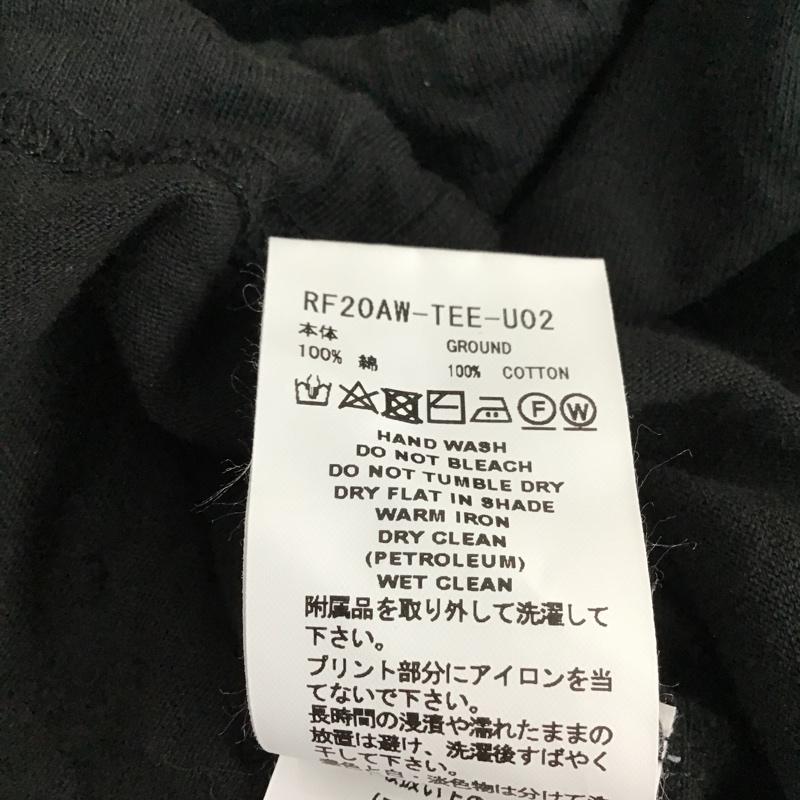 ファセッタズム FACETASM カットソー 半袖 RF20AW-TEE-U02 Tシャツ 半袖カットソー クルーネックカットソー L 無地 黒 / ブラック / メンズ USED 古着 中古 10098212