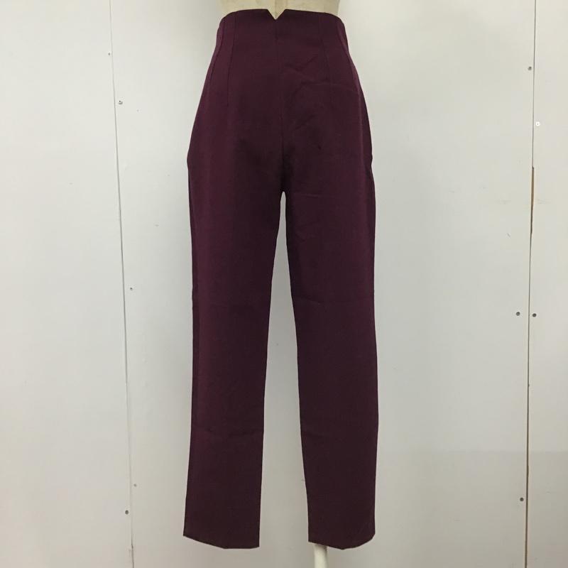 ザラ ZARA パンツ スラックス 1608 332 647 ハイウエストパンツ XS 無地 紫 / パープル /  レディース USED 古着 中古 10098229
