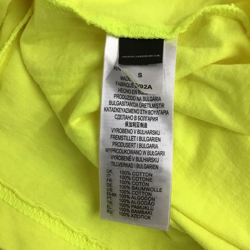 ディーゼル DIESEL Tシャツ 半袖 Dieselnation クルーネック S ロゴ、文字 黄 / イエロー / メンズ USED 古着 中古 10098235