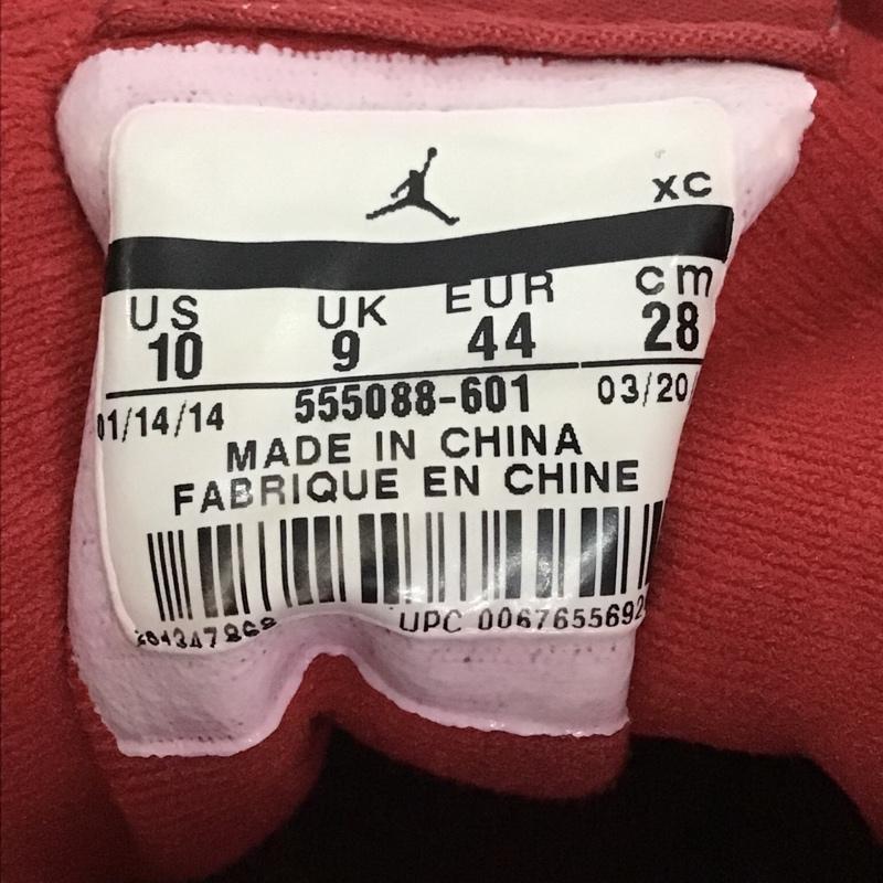 ナイキ NIKE スニーカー スニーカー 555088-601 AIR JORDAN 1 RETRO HIGH OG 28cm 28.0cm ロゴ、文字 赤 / レッド / X 白 / ホワイト / メンズ USED 古着 中古 10098248