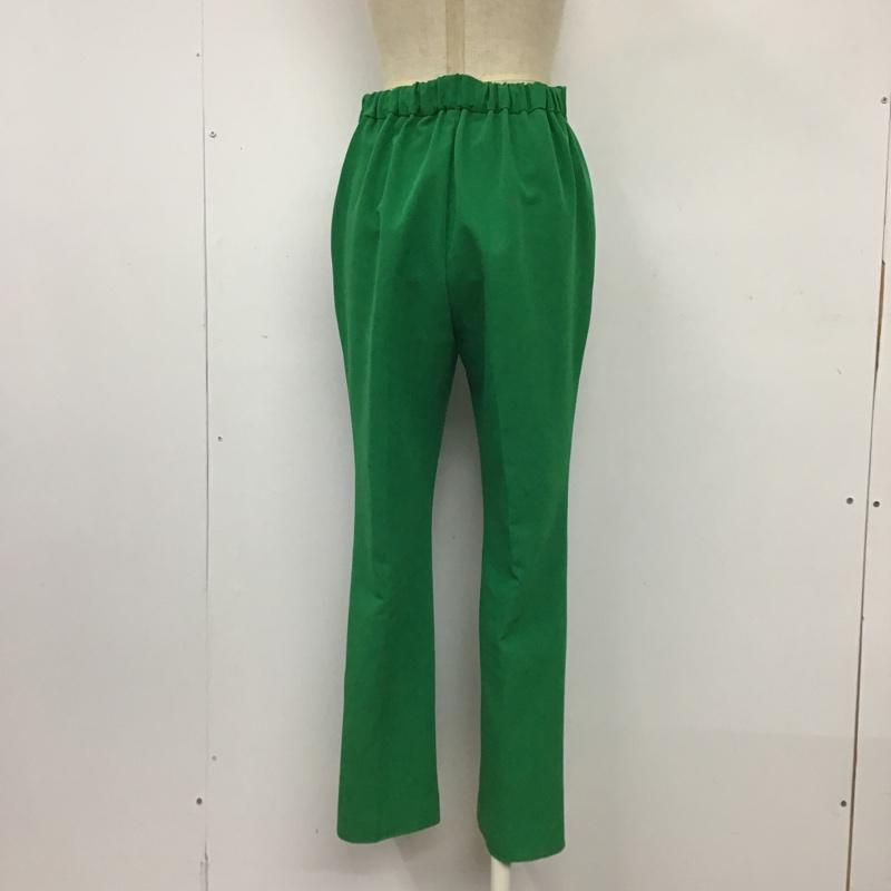 ロペピクニック ROPE' PICNIC パンツ スラックス GDS-12000-A ファスナースリットカラーパンツ 36 無地 緑 / グリーン /  レディース USED 古着 中古 10098265