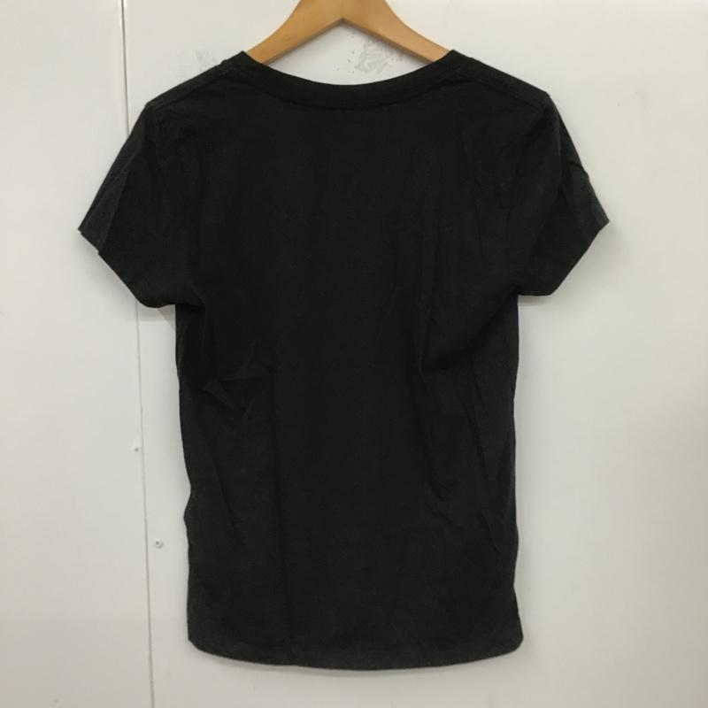 ポロラルフローレン POLO RALPH LAUREN Tシャツ 半袖 211810419001 Vネック XS ワンポイント 黒 / ブラック / レディース USED 古着 中古 10098279