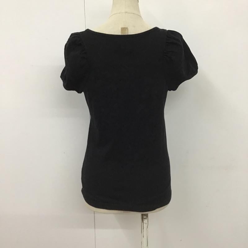 アニエス・ベー agnes b. Tシャツ 半袖 E211J000 パフスリーブ 無地 黒 / ブラック / レディース USED 古着 中古 10098291