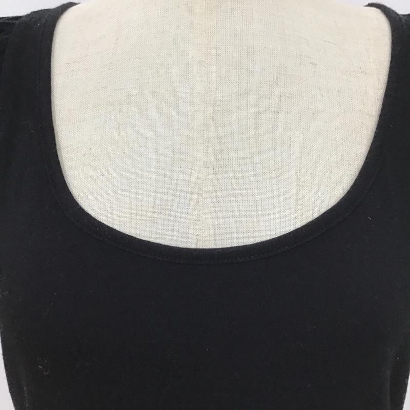 アニエス・ベー agnes b. Tシャツ 半袖 E211J000 パフスリーブ 無地 黒 / ブラック / レディース USED 古着 中古 10098291