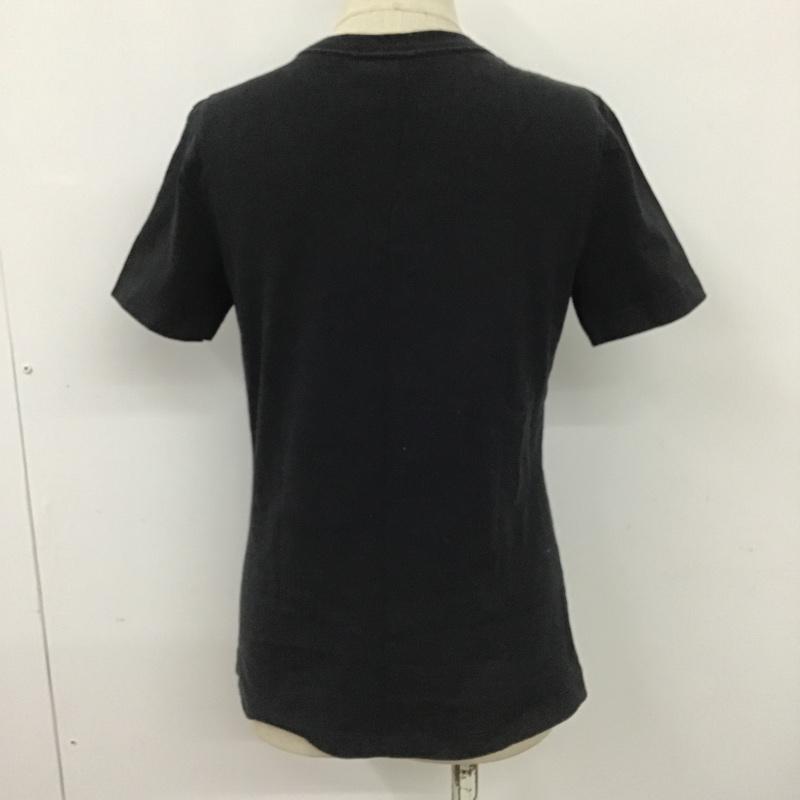 アベイシングエイプ A BATHING APE Tシャツ 半袖 クルーネック プリント ロゴ XS カモフラージュ柄・迷彩 黒 / ブラック / レディース USED 古着 中古 10098292