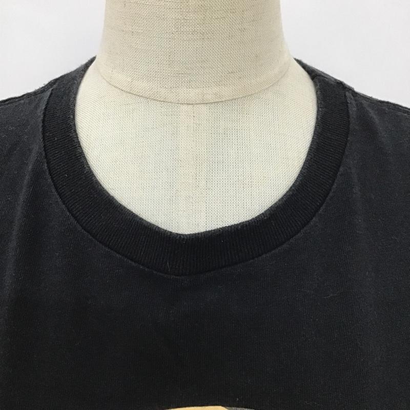 アベイシングエイプ A BATHING APE Tシャツ 半袖 クルーネック プリント ロゴ XS カモフラージュ柄・迷彩 黒 / ブラック / レディース USED 古着 中古 10098292