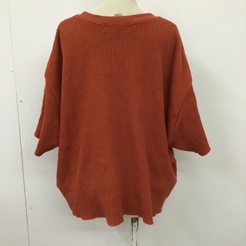 ロデオクラウンズ Rodeo Crowns カットソー 半袖 420CSI90-2540 イーグル ワッフル Tシャツ FREE プリント 赤 / レッド / レディース USED 古着 中古 10098295