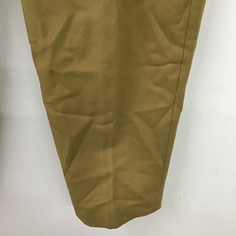 ボールジィ BALLSEY パンツ スラックス 11-04-74-04701 タック入り 34 無地 キャメル / キャメル /  レディース USED 古着 中古 10098325