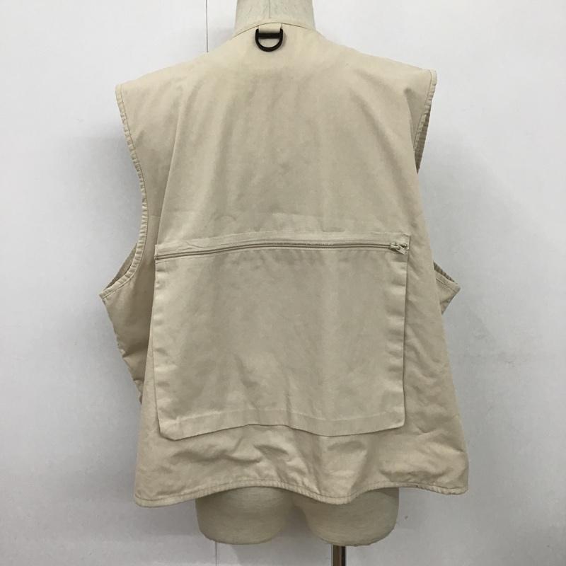 古着 USED ベスト ベスト フィッシングベスト 多機能ベスト 無地 ベージュ / ベージュ / メンズ USED 古着 中古 10098408