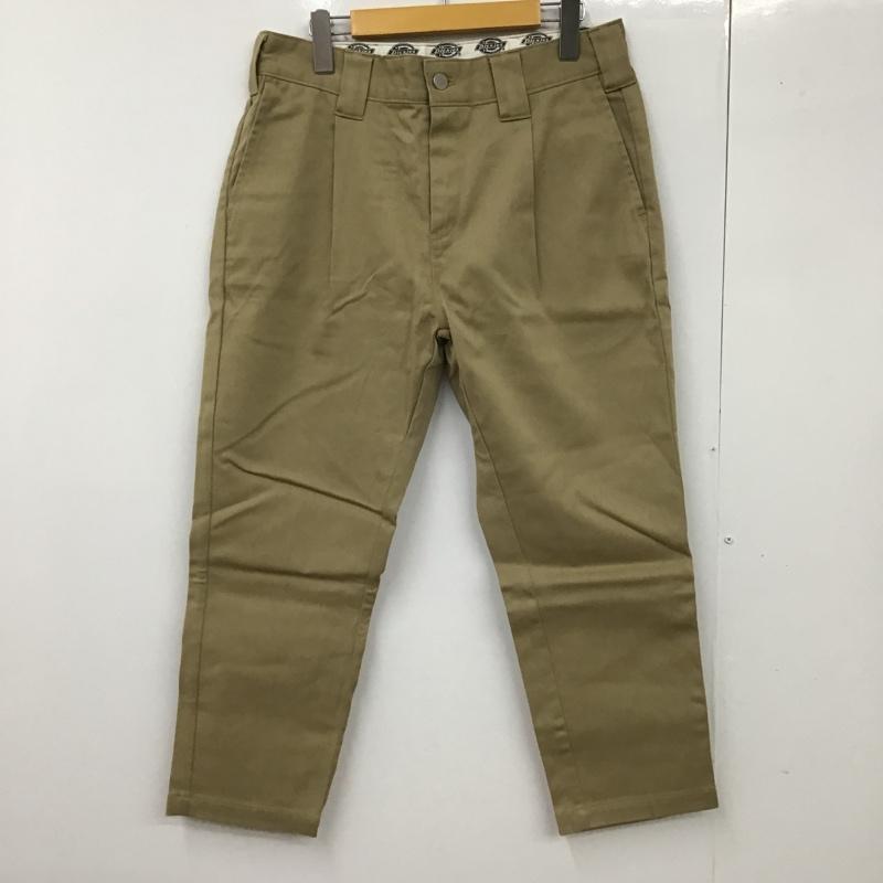 ディッキーズ Dickies パンツ チノパン 171M40FS03 フリークスストア別注 タックアンクル 30 ロゴ、文字 ベージュ / ベージュ / メンズ USED 古着 中古 10098419