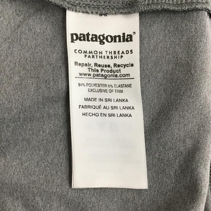 パタゴニア patagonia Tシャツ 半袖 CAPILENE BASELAYER S ロゴ、文字 灰 / グレー / メンズ USED 古着 中古 10098423