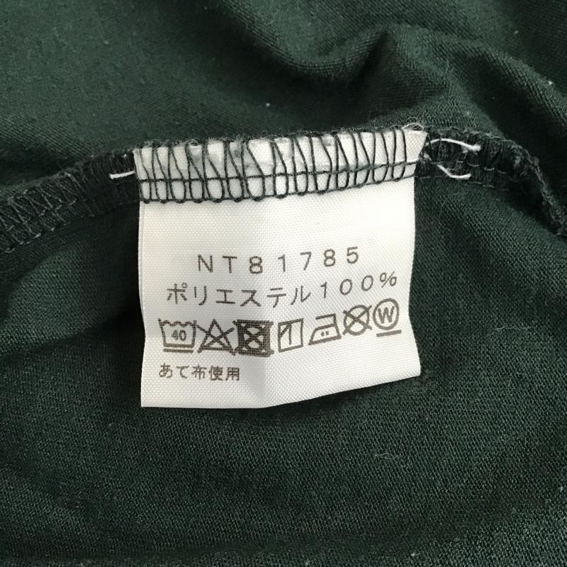 ザノースフェイス THE NORTH FACE Tシャツ 半袖 NT81785 スクエア ロゴ M プリント 緑 / グリーン / メンズ USED 古着 中古 10098424