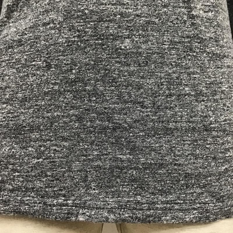 ホームスパン Homespun Tシャツ 長袖 カナダ製 ヘンリーネック カットソー S 無地 黒 / ブラック / X 灰 / グレー / メンズ USED 古着 中古 10098432