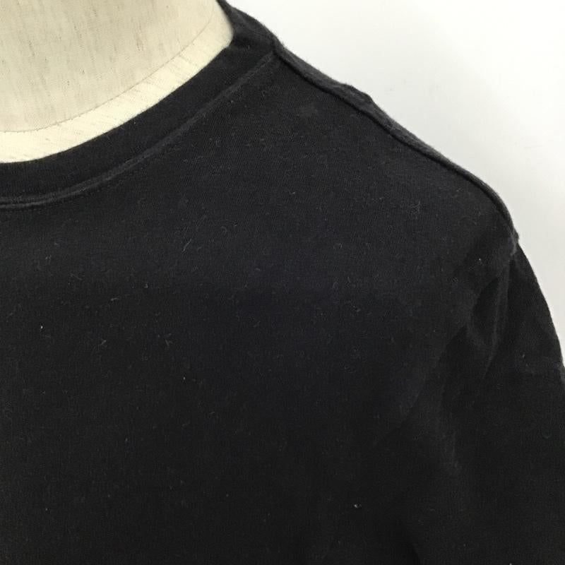 モンクレール MONCLER Tシャツ 半袖 C-SCOM-18-2067 半袖カットソー プリントTシャツ クルーネックカットソー XS ロゴ、文字 黒 / ブラック / メンズ USED 古着 中古 10098440