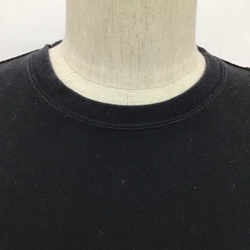 モンクレール MONCLER Tシャツ 半袖 C-SCOM-18-2067 半袖カットソー プリントTシャツ クルーネックカットソー XS ロゴ、文字 黒 / ブラック / メンズ USED 古着 中古 10098440