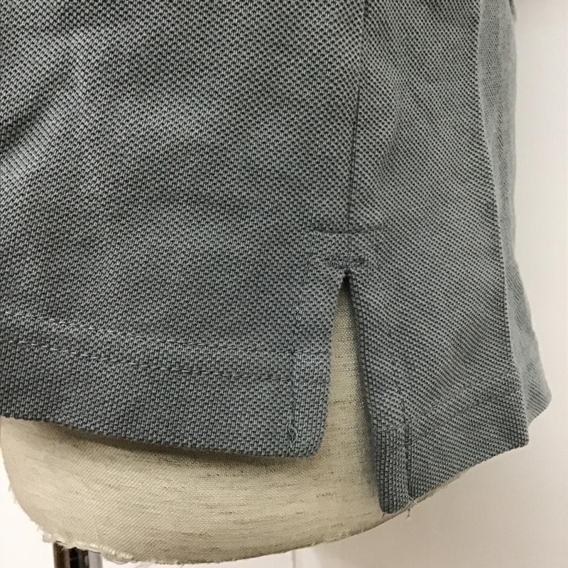 ナイキ NIKE ポロシャツ 半袖 DM6951-010 ナイキスポーツランニングトレーニングウェアポロシャツ 半袖カットソー 半袖ポロシャツ S ボーダー柄 黒 / ブラック / X 灰 / グレー / メンズ USED 古着 中古 10098444