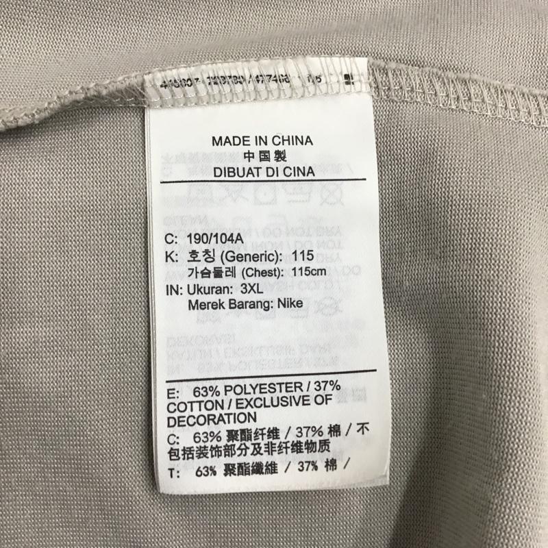 ナイキ エィシージー NIKE ACG Tシャツ 半袖 DQ1816-012 ACGSSTEE 半袖カットソー プリントTシャツ クルーネックカットソー 3L ロゴ、文字 灰 / グレー / メンズ USED 古着 中古 10098453