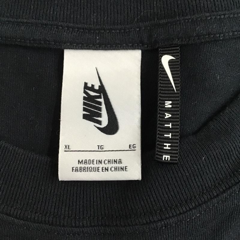 ナイキ NIKE Tシャツ 半袖 CT1044-010 NikexMMWT‑Shirt スポーツウェア 半袖カットソー プリントTシャツ XL ロゴ、文字 黒 / ブラック / メンズ USED 古着 中古 10098454