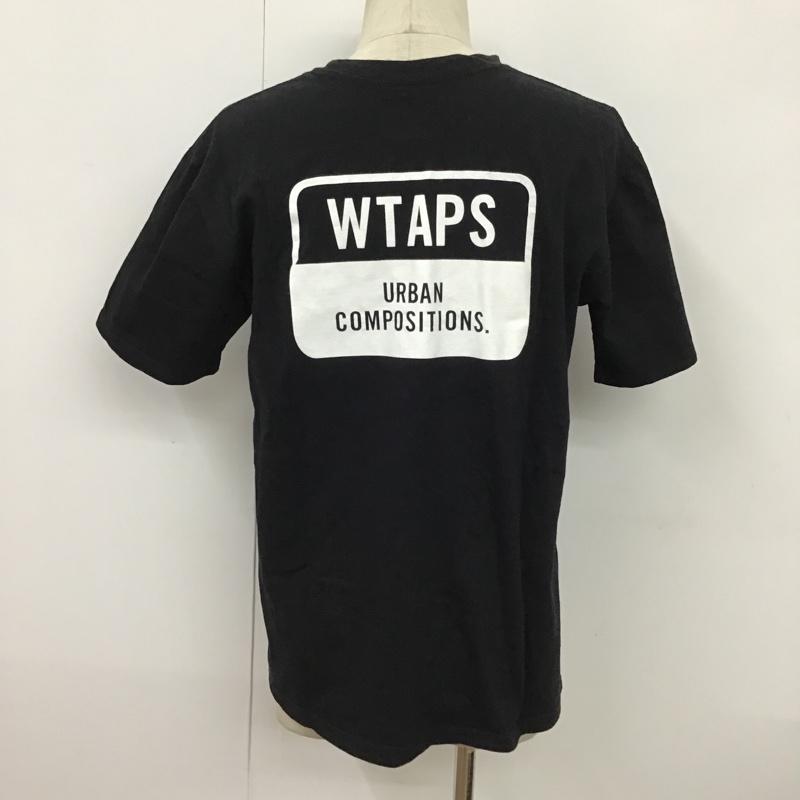 ダブルタップス WTAPS Tシャツ 半袖 2 ロゴ、文字 黒 / ブラック / メンズ USED 古着 中古 10098458
