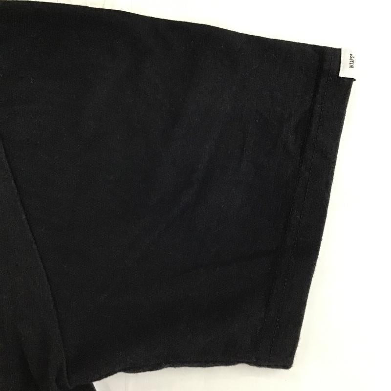 ダブルタップス WTAPS Tシャツ 半袖 2 ロゴ、文字 黒 / ブラック / メンズ USED 古着 中古 10098458