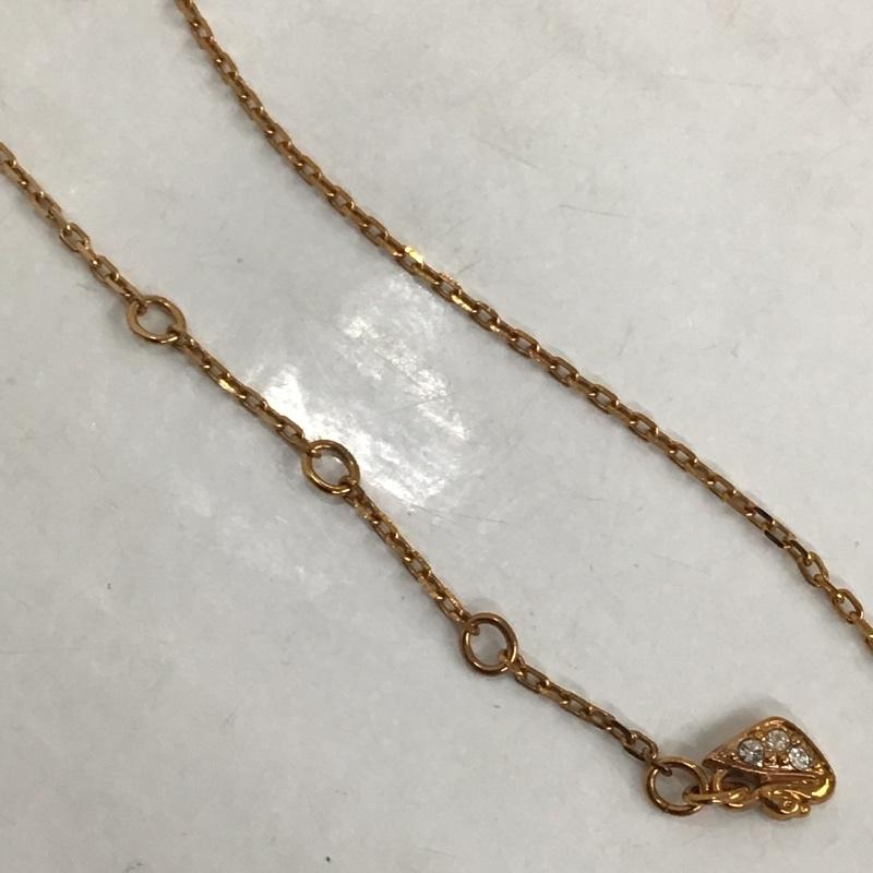 スワロフスキー SWAROVSKI アクセサリー ネックレス、ペンダント しずく 無地 金 / ゴールド / X 紫 / パープル / レディース USED 古着 中古 10098504