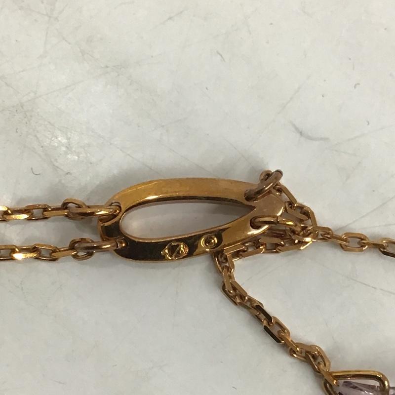 スワロフスキー SWAROVSKI アクセサリー ネックレス、ペンダント しずく 無地 金 / ゴールド / X 紫 / パープル / レディース USED 古着 中古 10098504