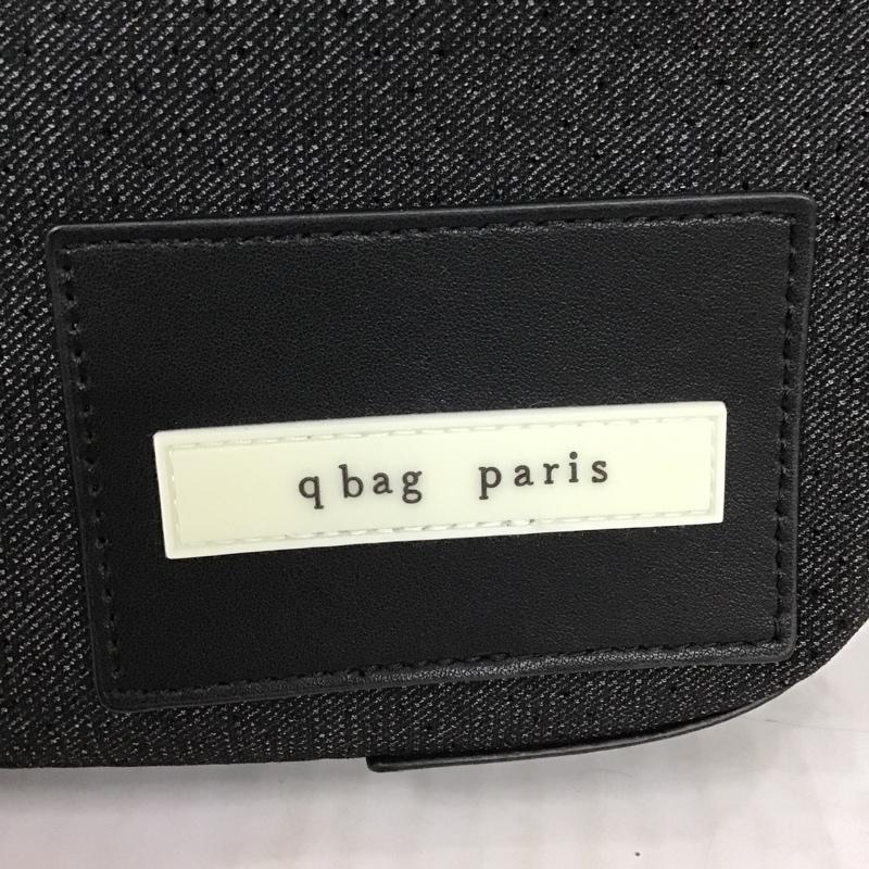 キュー バッグ パリ q bag paris リュックサック、デイパック リュックサック、デイバッグ ポーチ付き ロゴ、文字 黒 / ブラック / レディース USED 古着 中古 10098514