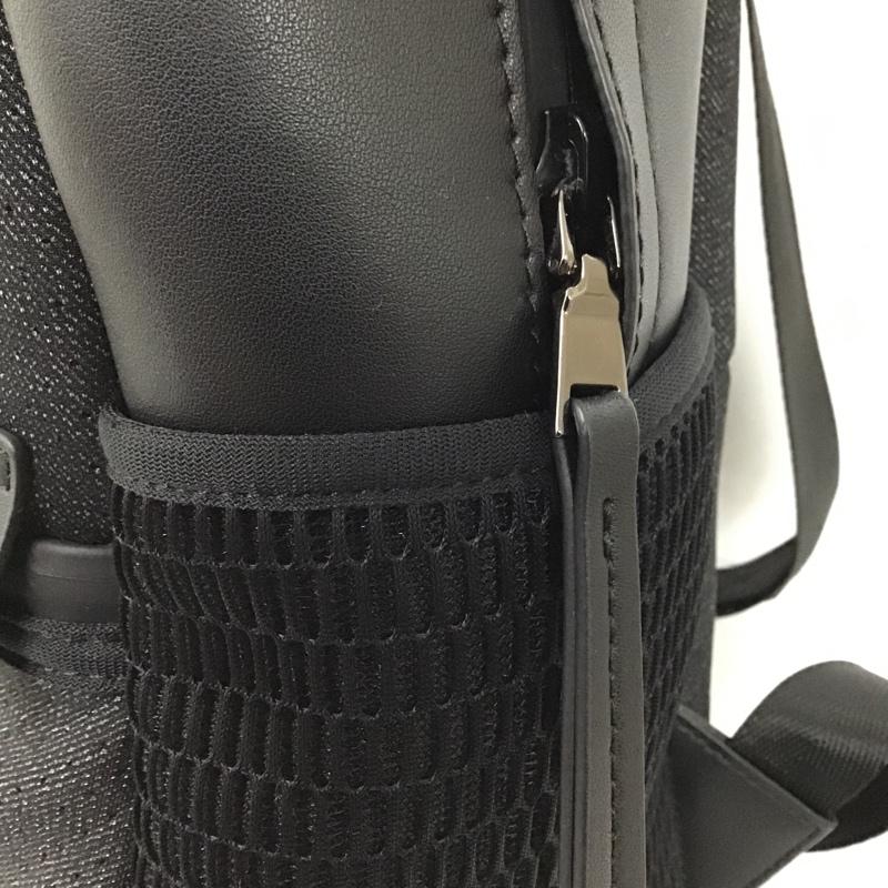 キュー バッグ パリ q bag paris リュックサック、デイパック リュックサック、デイバッグ ポーチ付き ロゴ、文字 黒 / ブラック / レディース USED 古着 中古 10098514