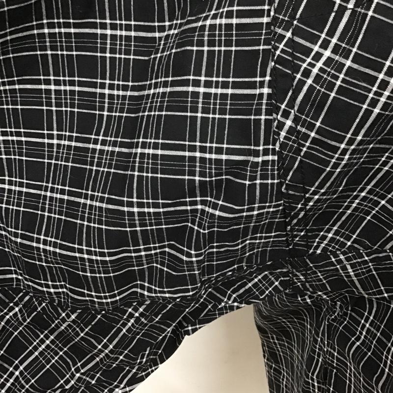 エックスガール X-girl カットソー 長袖 長袖カットソー プルオーバー 総柄シャツ カラージャケット ビックシルエットシャツ 2 総柄 白 / ホワイト / X 黒 / ブラック / レディース USED 古着 中古 10098526