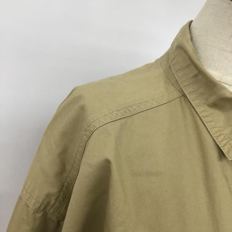 ビーミング バイ ビームス B:MING by BEAMS シャツ、ブラウス 長袖 93-11-0280-024 ワークシャツチュニック 長袖シャツ カラーシャツ ロングシャツ M 無地 ベージュ / ベージュ / レディース USED 古着 中古 10098527