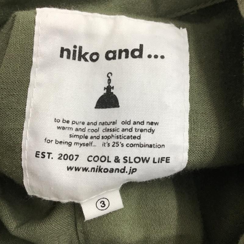 ニコアンド niko and... ジャケット、上着 ジャケット、ブレザー S202CJ03SW ジャケット カジュアルジャケット ミリタリージャケット カラージャケット 3 無地 カーキ / カーキ / レディース USED 古着 中古 10098529