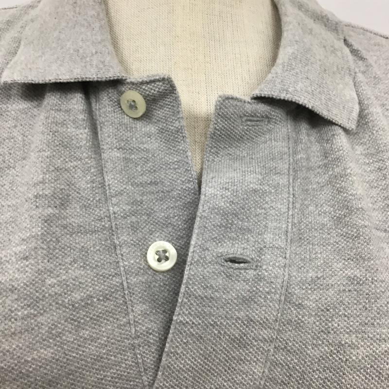 ラルフローレン RALPHLAUREN ポロシャツ 半袖 半袖カットソー ポロシャツ カラーシャツ カジュアルシャツ M ロゴ、文字 灰 / グレー / レディース USED 古着 中古 10098545